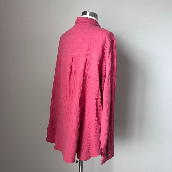 Jessica Simpson Gauzy Long Sleeve Button Down Shirt XXL - Picture 14 of 16